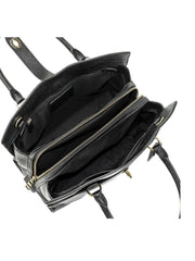 Coach F37575 Mercer 30 Satchel Black