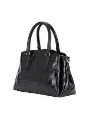 Coach F38955 Sage Crocodile Embossed Black