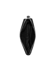 Coach F39150 Corner Zip Wristlet In Signature Canvas Brown Black Multi