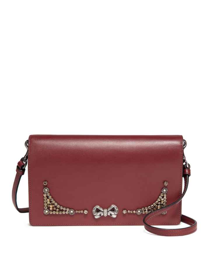 Coach-F39313-Selena-Hayden-Foldover-Crossbody-Clutch-With-Crystal-Embellishment-Balilene-depan