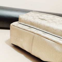 Coach F39510 Charlie Backpack Signature Platinum