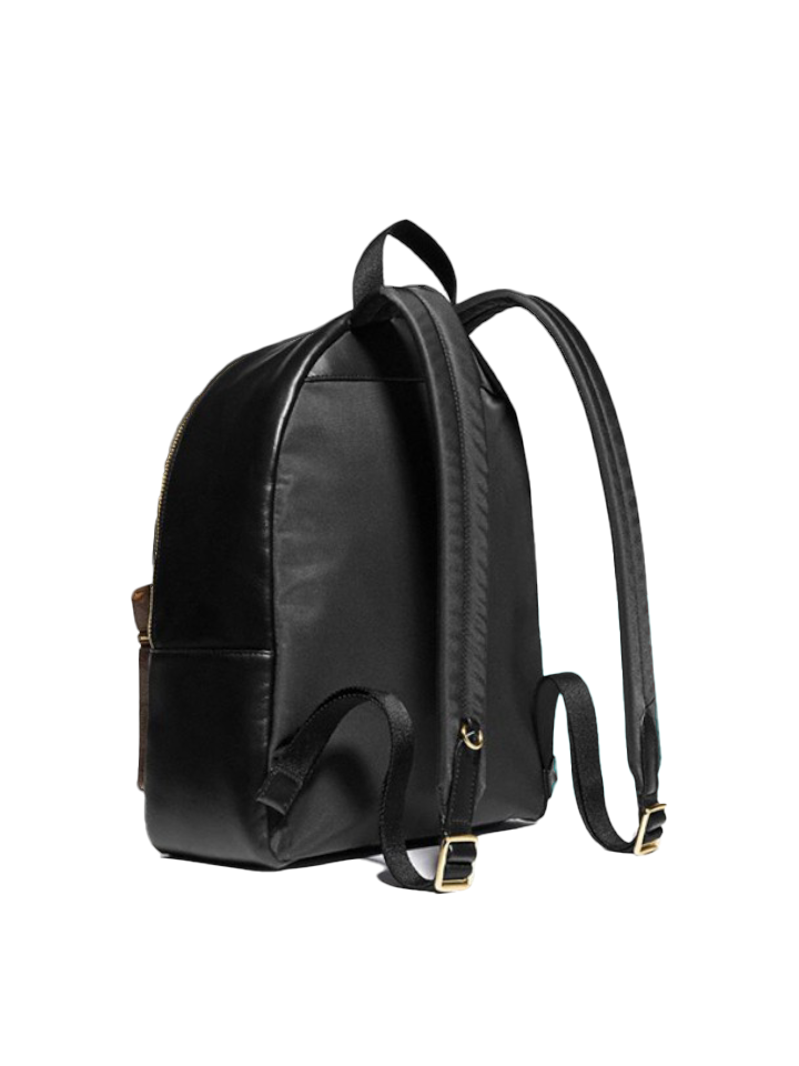 Coach Charlie Medium Signature Backpack store - Im/Khaki/Black