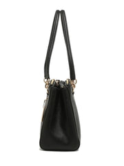 Coach F76938  Etta Carryal Crossgrain Leather Black