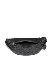 Coach-F78777-Warren-Belt-Bag-In-Signature-Canvas-Charcoal-Black-Balilene-dalam