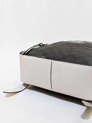 Coach-Jordyn-Backpack-In-Signature-Canvas-With-Varsity-Motif-Brown-Buttercup-Balilene-detail-bawah