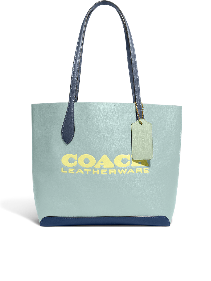 Coach-Kia-Tote-In-Colorblock-Aqua-Multi-Balilene-depan