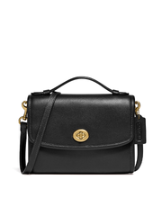 Coach-Kip-Turnlock-Crossbody-Bag-Black-Balilene-depan