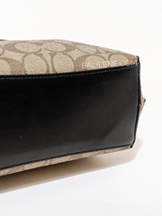 Coach Mollie Bucket Bag 22 In Signature Canvas Khaki/Black