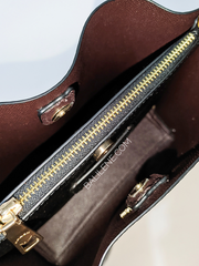 Coach Mollie Bucket Bag 22 In Signature Canvas Khaki/Black