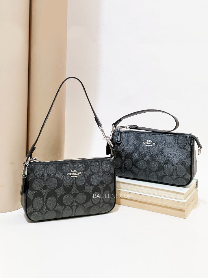 Coach-Nolita-19-In-Signature-Canvas-Silver-Graphite-Black-Balilene-detail-depan