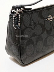 Coach-Nolita-19-In-Signature-Canvas-Silver-Graphite-Black-Balilene-detail-samping