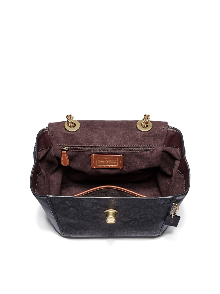 Coach parker convertible 2025 backpack in refined leather