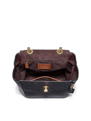 Coach Parker Convertible Backpack In Signature Canvas Midnight Navy