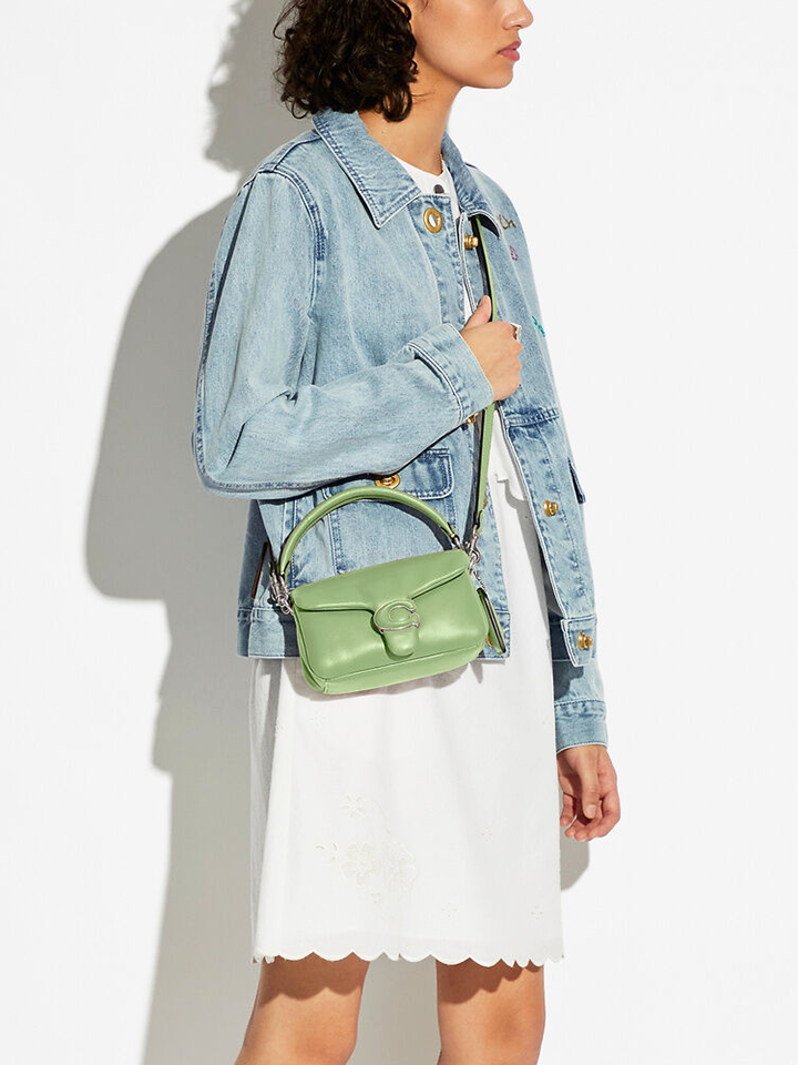 Coach-Pillow-Tabby-Shoulder-Bag-18-Pale-Pistachio-Balilene-onmodel