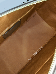 Coach Rowan Satchel In Signature Canvas Light Khaki Chalk