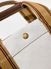 Coach Spin Tote 27 In Signature Jacquard Nature Multi