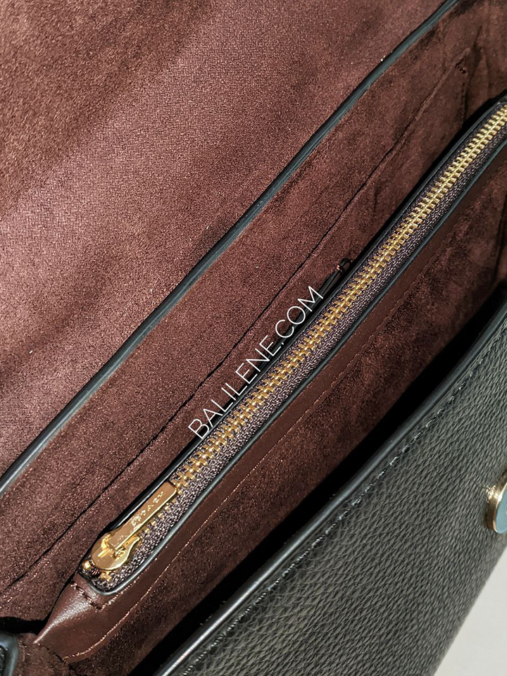 Coach-Tammie-Shoulder-Bag-Black-Balilene-detail-dalam