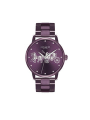 Coach 14502923 Ladies Grand Watch Purple