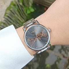 Coach 14502924 Grand Watch Classic Stainless Gunmetal