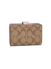 Coach 23553 Medium Corner Khaki Blossom