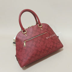 Coach 2558 Katy Satchel Signature Red