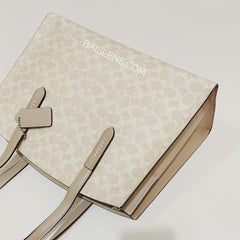 Coach 31210 Charlie Carryall In Signature Canvas Sand Taupe