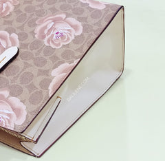 Coach 31667 Charlie Signature Rose Tan Chalk