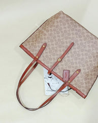 Coach 32714 Market Tote Sing Tan Rust
