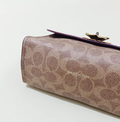 Coach 34256 Parker 18 Signature Dusty Pink