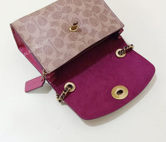 Coach 34256 Parker 18 Signature Dusty Pink