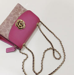 Coach 34256 Parker 18 Signature Dusty Pink