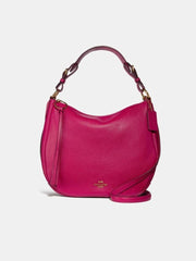 Coach 35593 Leather Sutton Hobo Bright Cherry