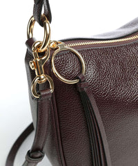 Coach 35593 Sutton Hobo Pabbled Leather Oxblood