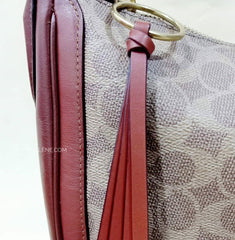 Coach 38580 Sutton Hobo Signature Tan