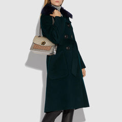 Coach 39679 Parker Signature Rivets Metalik Tan Platinum