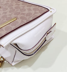 Coach 54160 Dreamer 27 In Signature Canvas Tan Chalk