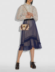 Coach 69659 Parker 18 Wave Patchwork Snakeskin
