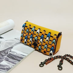 Coach 86832 Link Dinker Colorblok Goldenrod Multi