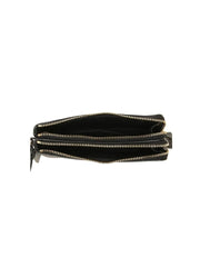 Coach 87591 Signature Double Zip Small Wristlet Brown Black