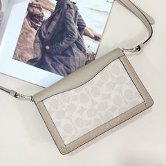 Coach 87898 Colorblock Signature Dreamer Crossbody Sand Taupe
