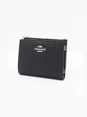 Coach 91056 Snap Card Crayon Heart Black