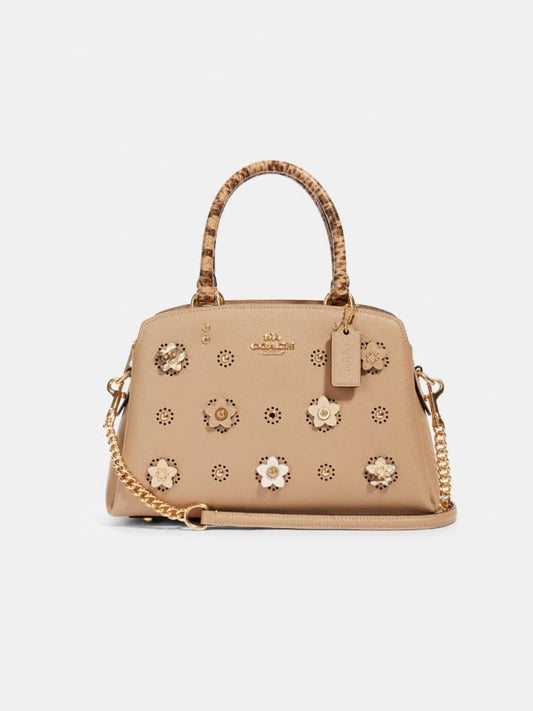 Coach 91142  Mini Lilie Crossbody App Taupe Multi