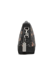 Coach 91152 Dome Crossbody Hearts Black Pink Multi