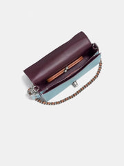 Coach F10511 Dinky Tea Rose Teal Blue