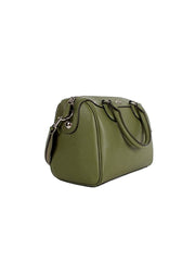 Coach F11808 Mini Bennett Satchel In Crossgrain Leather With Webbed Strap Military Green