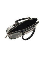 Coach F25857 Mini Sierra Satchel With Cross Stitch Floral Print Black Multi