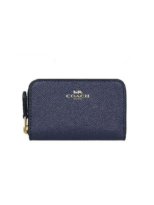 Coach F27569 Zip Around Coin Case Midnight