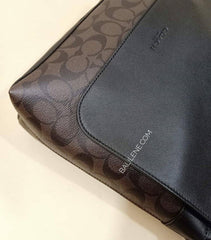 Coach F28575 Charles Signature Brown Black