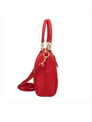 Coach Small Kelsey In Pebble Leather True Red