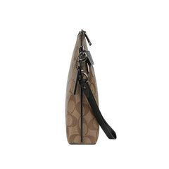 Coach F29508 Carryall Pouch In Signature Canvas Tan